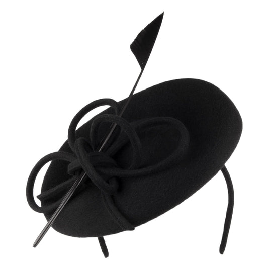 Chapeau Bibi Disque Arwyn noir WHITELEY