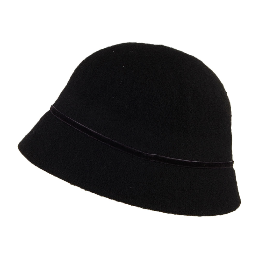Chapeau Cloche Sophiya noir BETMAR