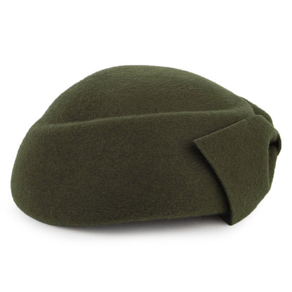 Chapeau Calot en Laine avec Nœud Avery mousse WHITELEY
