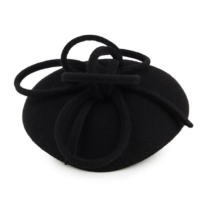 Chapeau Calot en Laine avec Boucles Rosey noir WHITELEY