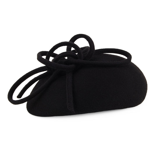 Chapeau Calot en Laine avec Boucles Rosey noir WHITELEY
