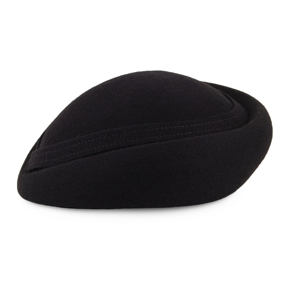 Chapeau Calot en Laine Maria noir WHITELEY