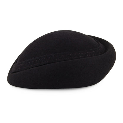 Chapeau Calot en Laine Maria noir WHITELEY