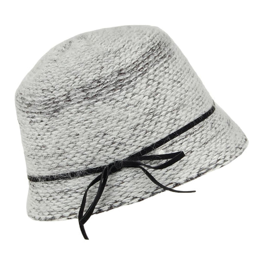 Chapeau Cloche Hiver Lauren mélange de noirs DORFMAN PACIFIC