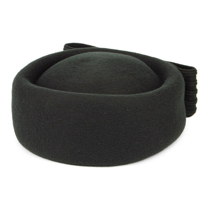 Chapeau Calot en Laine Jackie O Loop Bow forêt WHITELEY