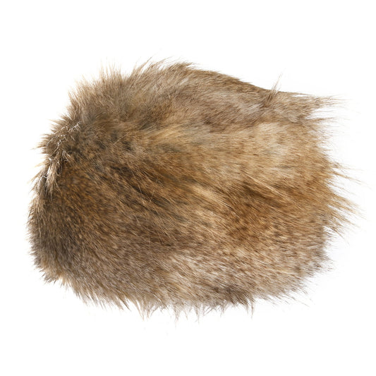 Chapeau Calot Femme Hiver en Fausse Fourrure sable HELEN MOORE