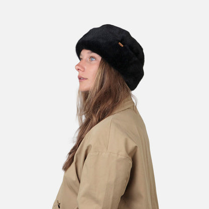 Chapeau Hiver en Fausse Fourrure Cherrybush noir BARTS
