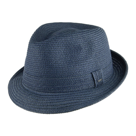 Chapeau Trilby Billy bleu marine BAILEY