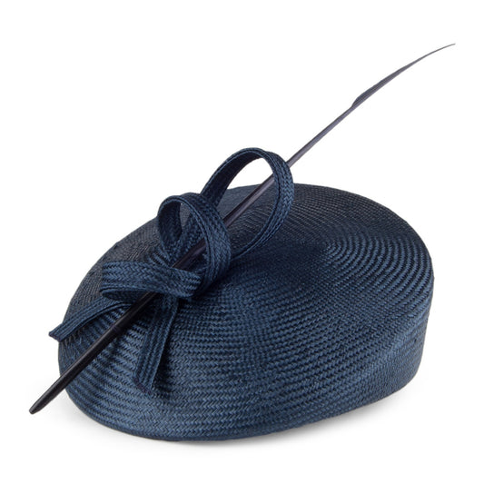 Chapeau Calot en Paille Pippa bleu marine WHITELEY