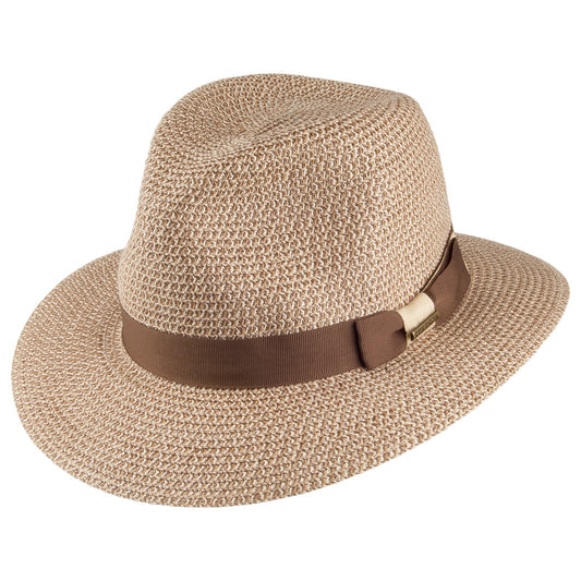 Chapeau Fedora en Paille Toyo Chelsea naturel STETSON