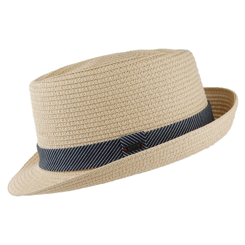 Chapeau Fedora en Paille sable LEVI'S