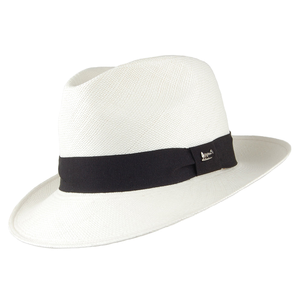 Chapeau Fedora Panama Good Wood décoloré WHITELEY