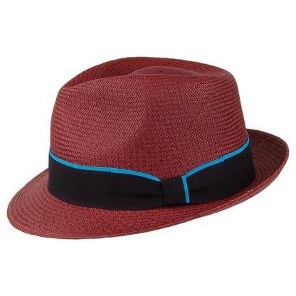 Chapeau Trilby Panama merlot FAILSWORTH