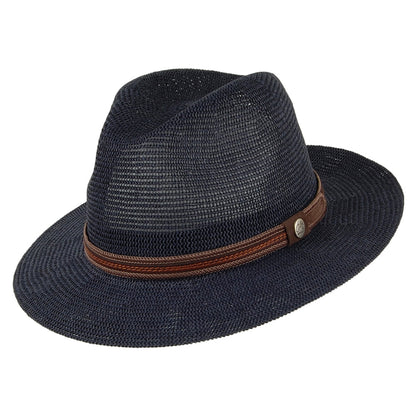 Chapeau Fedora Safari Ontario bleu marine CITY SPORT