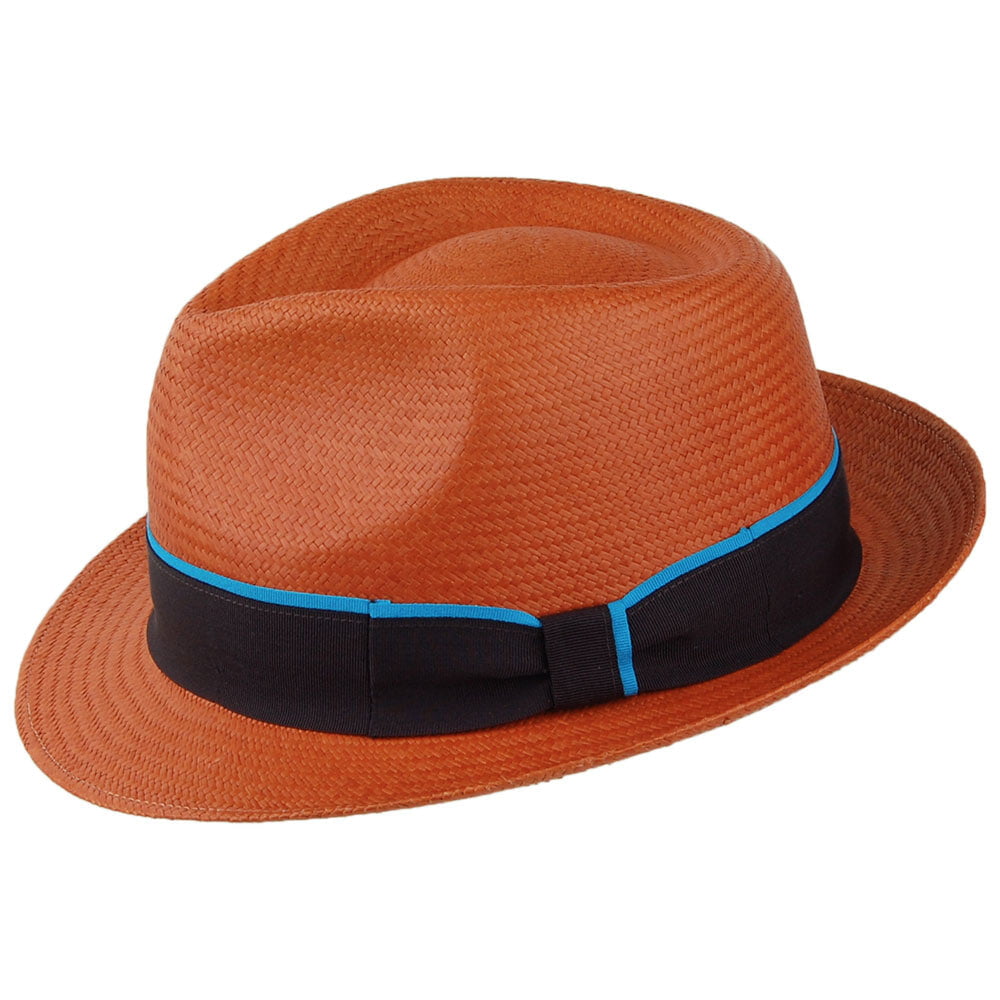 Chapeau Trilby Panama ambre FAILSWORTH