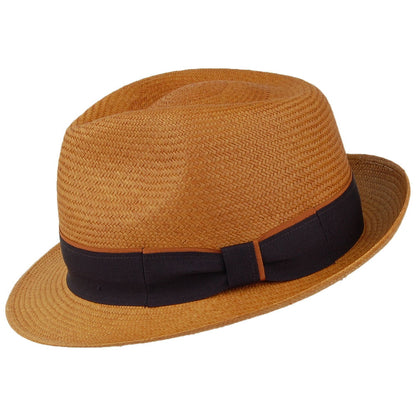 Chapeau Trilby Panama moutarde FAILSWORTH