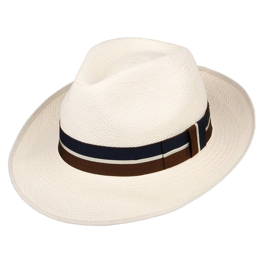 Chapeau Fedora Panama Home County Preset décoloré CHRISTYS