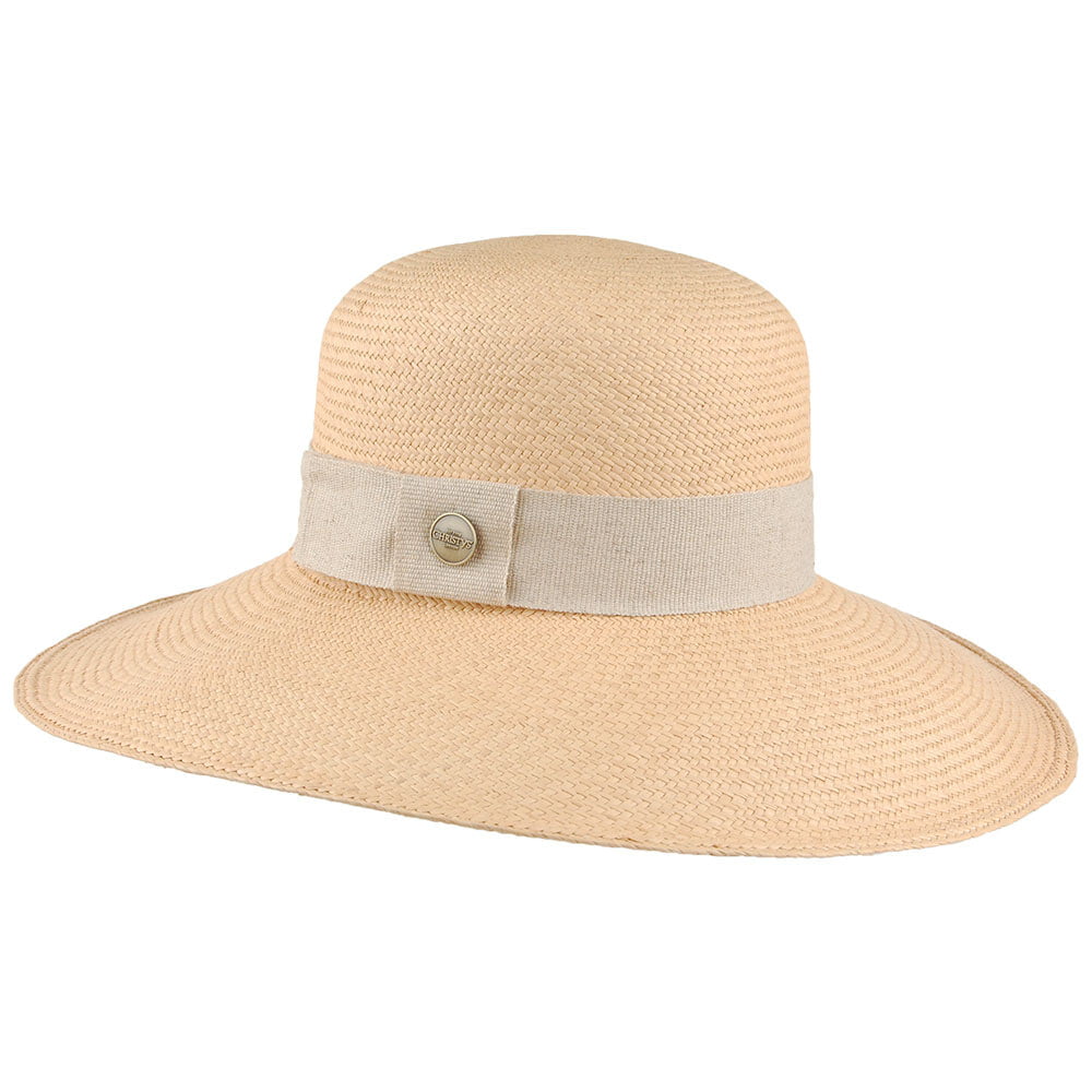 Chapeau Capeline Panama à Bord Large Cuenca Edie naturel CHRISTYS