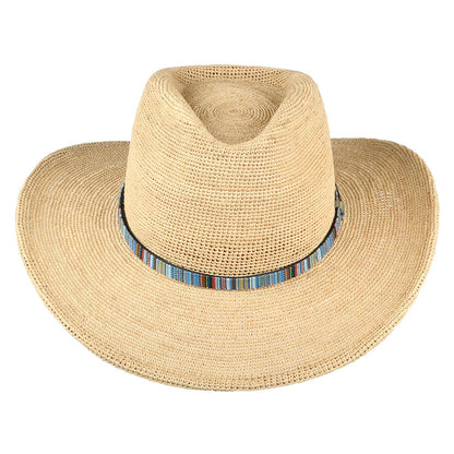 Chapeau de Cowboy en Raphia Crocheté naturel STETSON