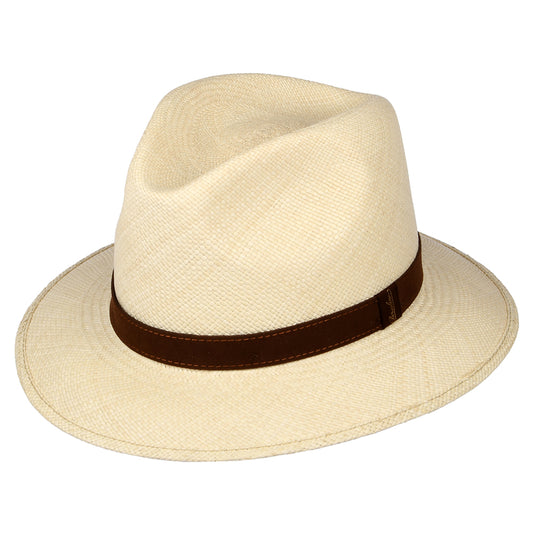 Chapeau Fedora Panama Safari Quito naturel BORSALINO