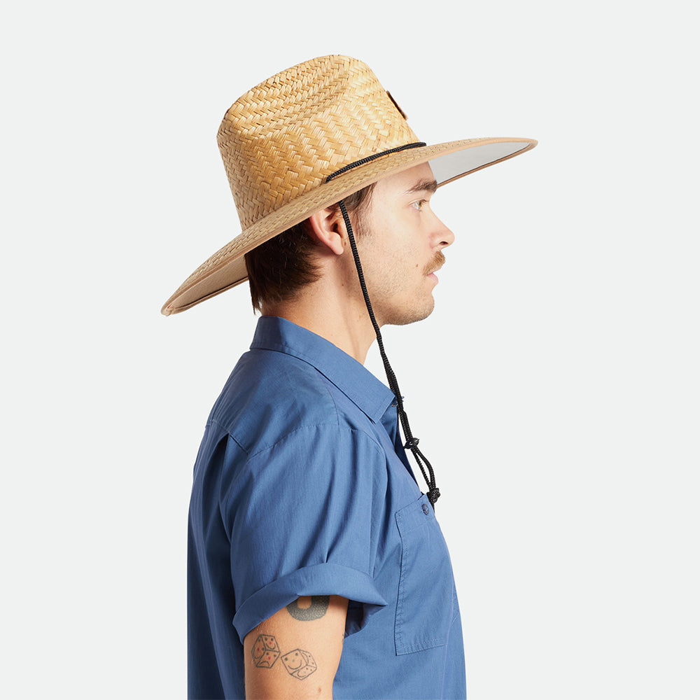 Chapeau Lifeguard en Paille Beta marron clair BRIXTON