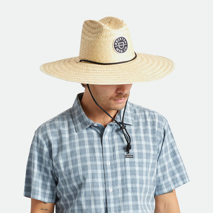 Chapeau Lifeguard en Paille Crest naturel BRIXTON