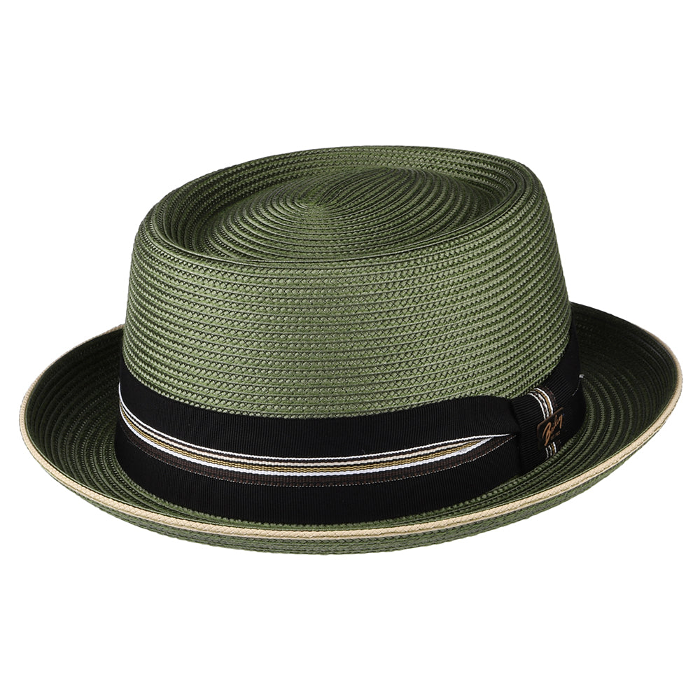 Chapeau Pork Pie Carver vert BAILEY