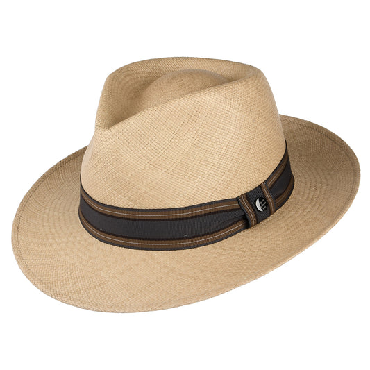 Chapeau Fedora Panama Teardrop beige sable CITY SPORT