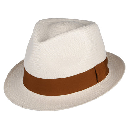 Chapeau Trilby Panama décoloré-toffee FAILSWORTH