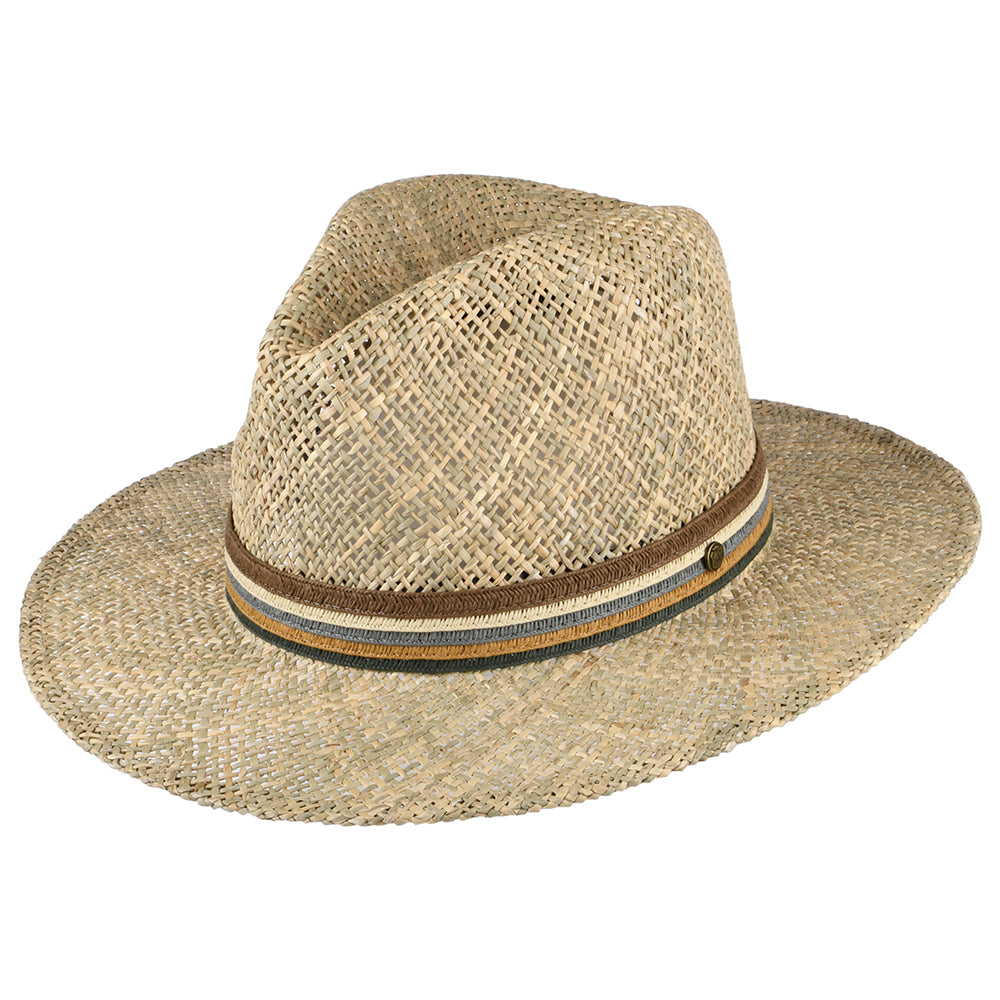 Chapeau Fedora en Jonc de Mer Havana naturel FAILSWORTH