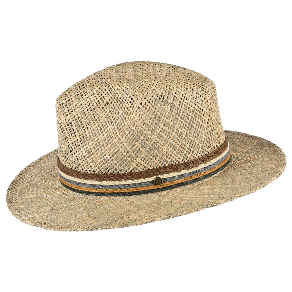 Chapeau Fedora en Jonc de Mer Havana naturel FAILSWORTH
