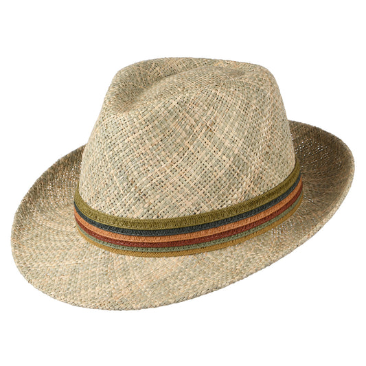 Chapeau Fedora en Jonc de Mer Cuba naturel FAILSWORTH