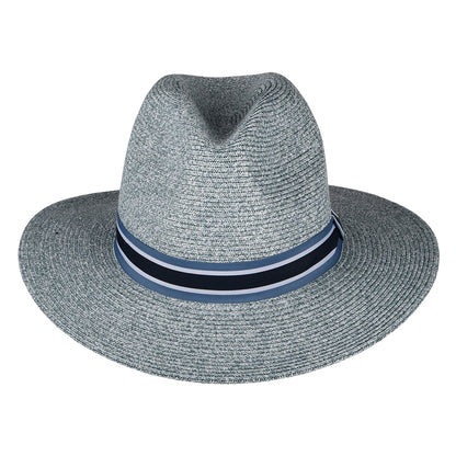 Chapeau Fedora en Paille Toyo Antigua bleu FAILSWORTH