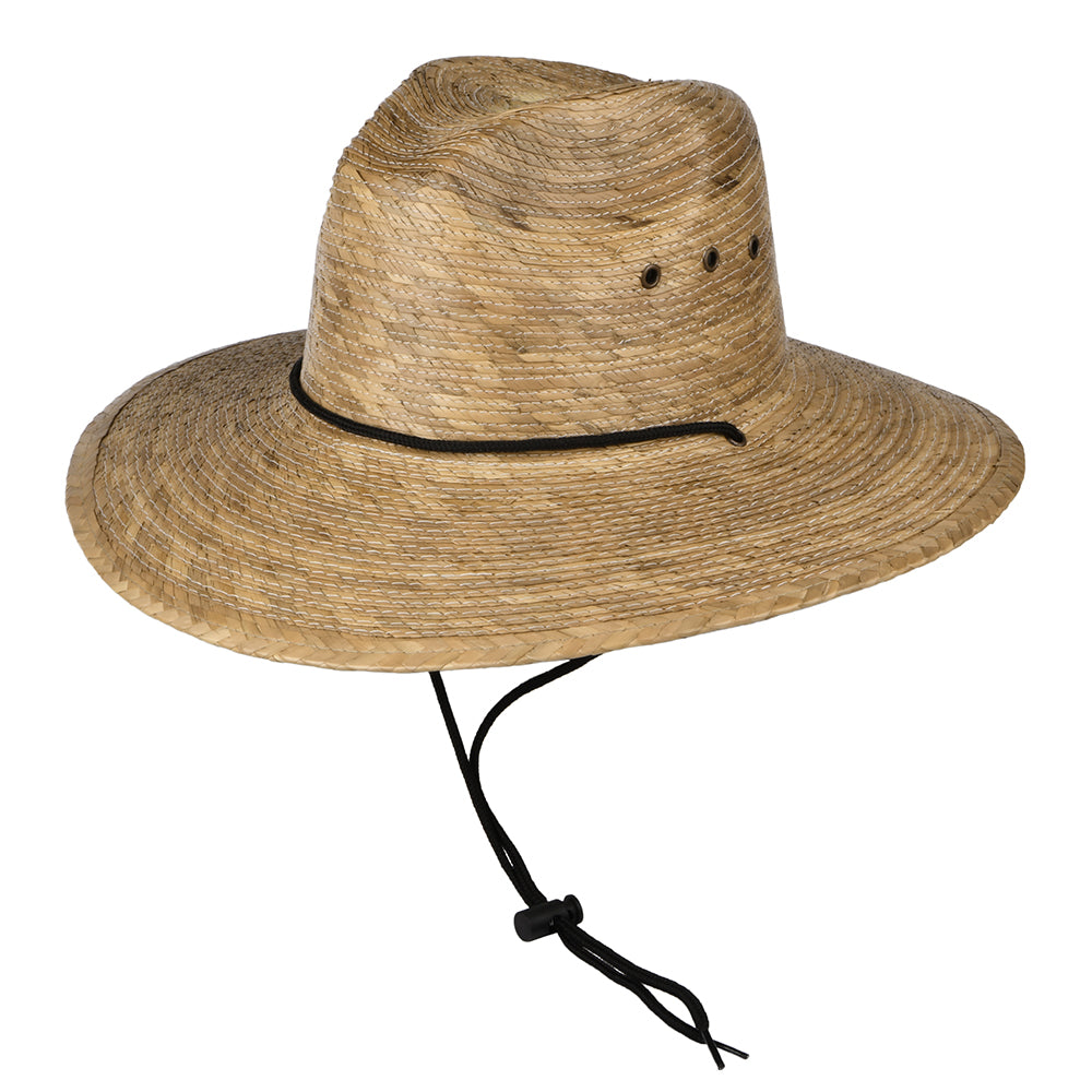 Chapeau Lifeguard en Paille de Palmier Tressée Mt. Momma toast DORFMAN PACIFIC