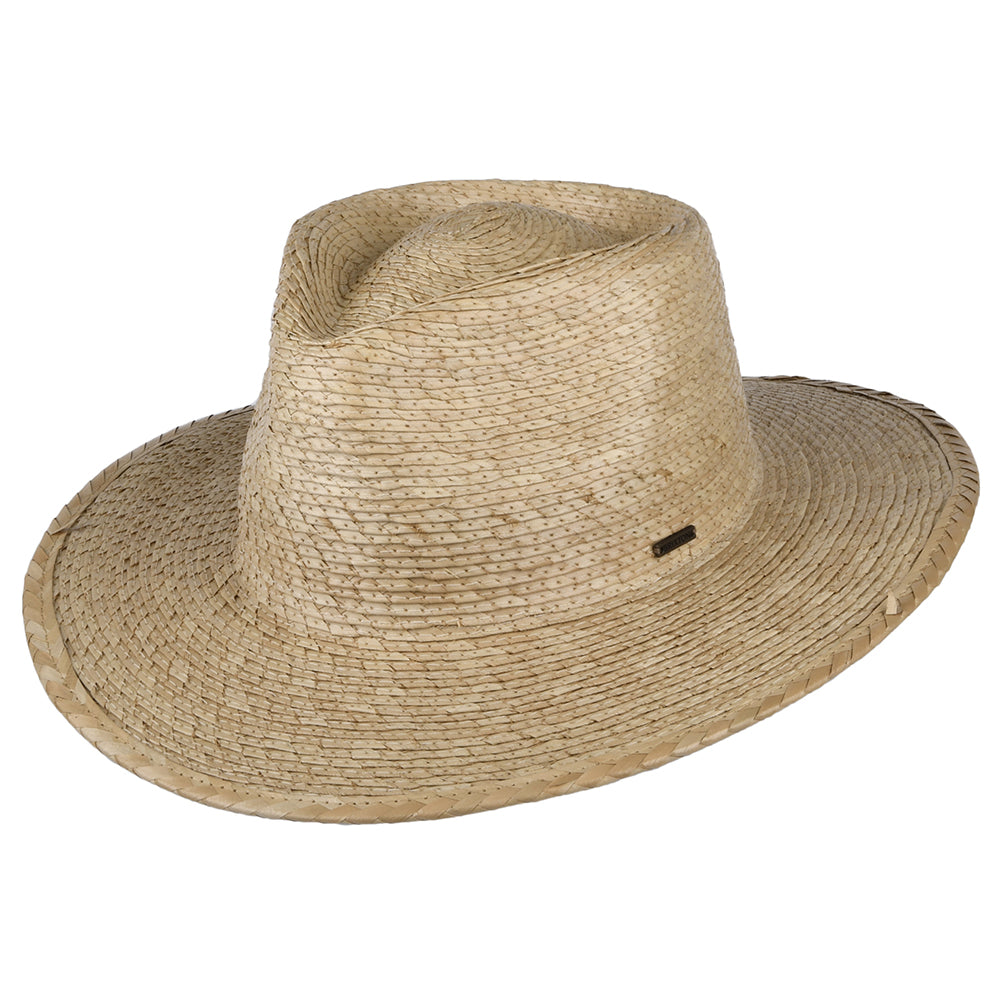 Chapeau Fedora en Paille Marcos naturel BRIXTON
