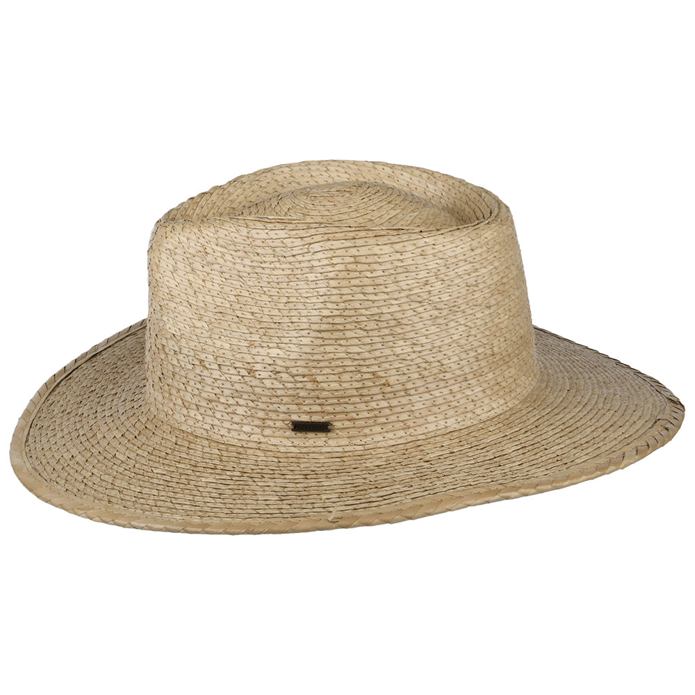 Chapeau Fedora en Paille Marcos naturel BRIXTON