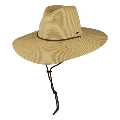 Chapeau Été en Paille Toyo Mitch beige sable BRIXTON