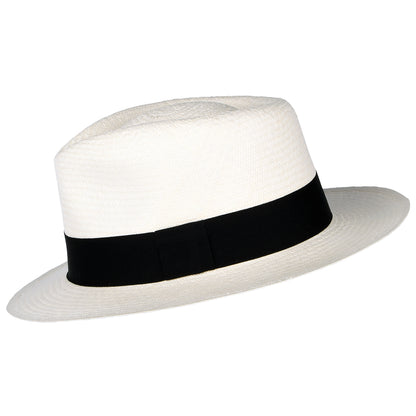 Chapeau Fedora Panama C-Crown décoloré JAXON & JAMES