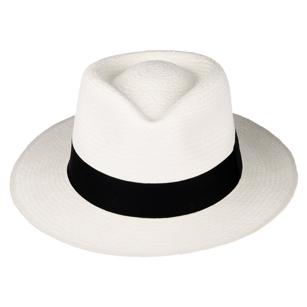Chapeau Fedora Panama C-Crown décoloré JAXON & JAMES