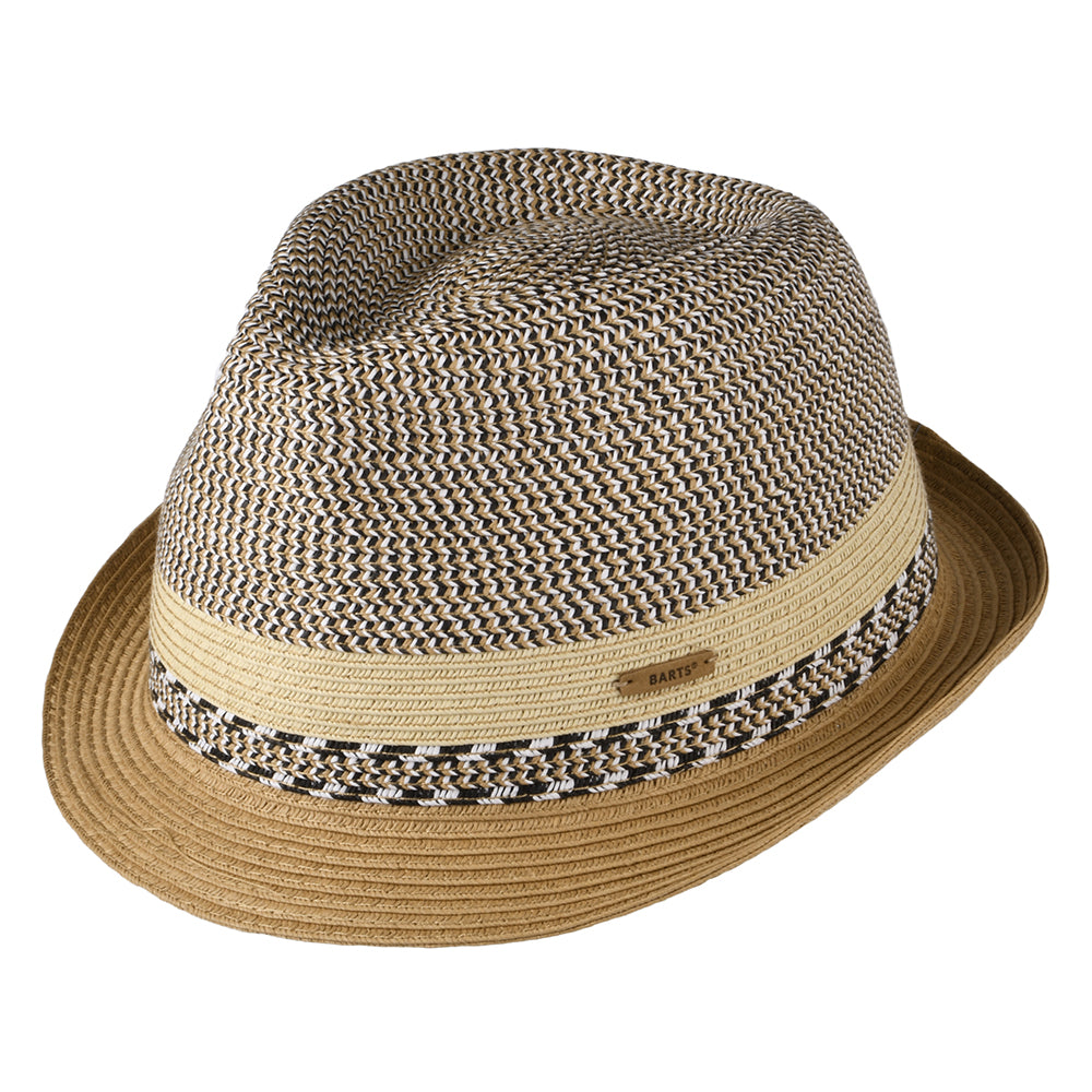 Chapeau Trilby Été Fluoriet naturel-marron clair BARTS