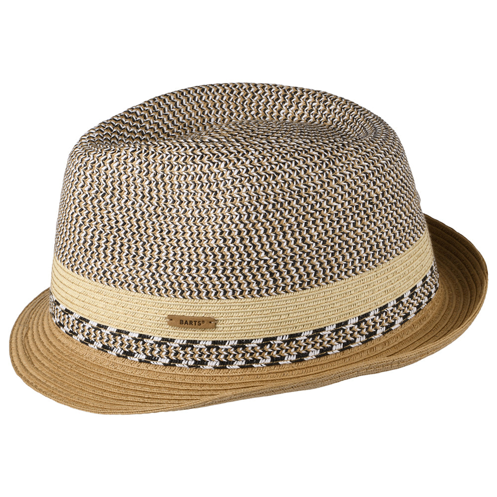 Chapeau Trilby Été Fluoriet naturel-marron clair BARTS