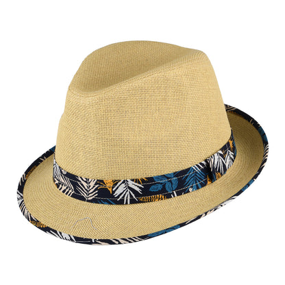Chapeau Trilby en Paille Toyo Malibu naturel FAILSWORTH