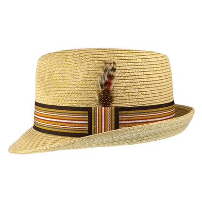 Chapeau Trilby C-Crown Ridley naturel JAXON & JAMES