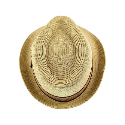 Chapeau Trilby C-Crown Ridley naturel JAXON & JAMES