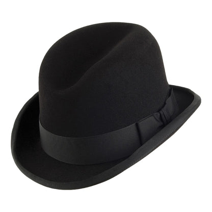 Chapeau Homburg en Fourrure Feutrée noir CHRISTYS