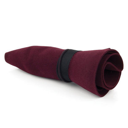 Chapeau Fedora en Fourrure Feutrée Foldaway vin CHRISTYS