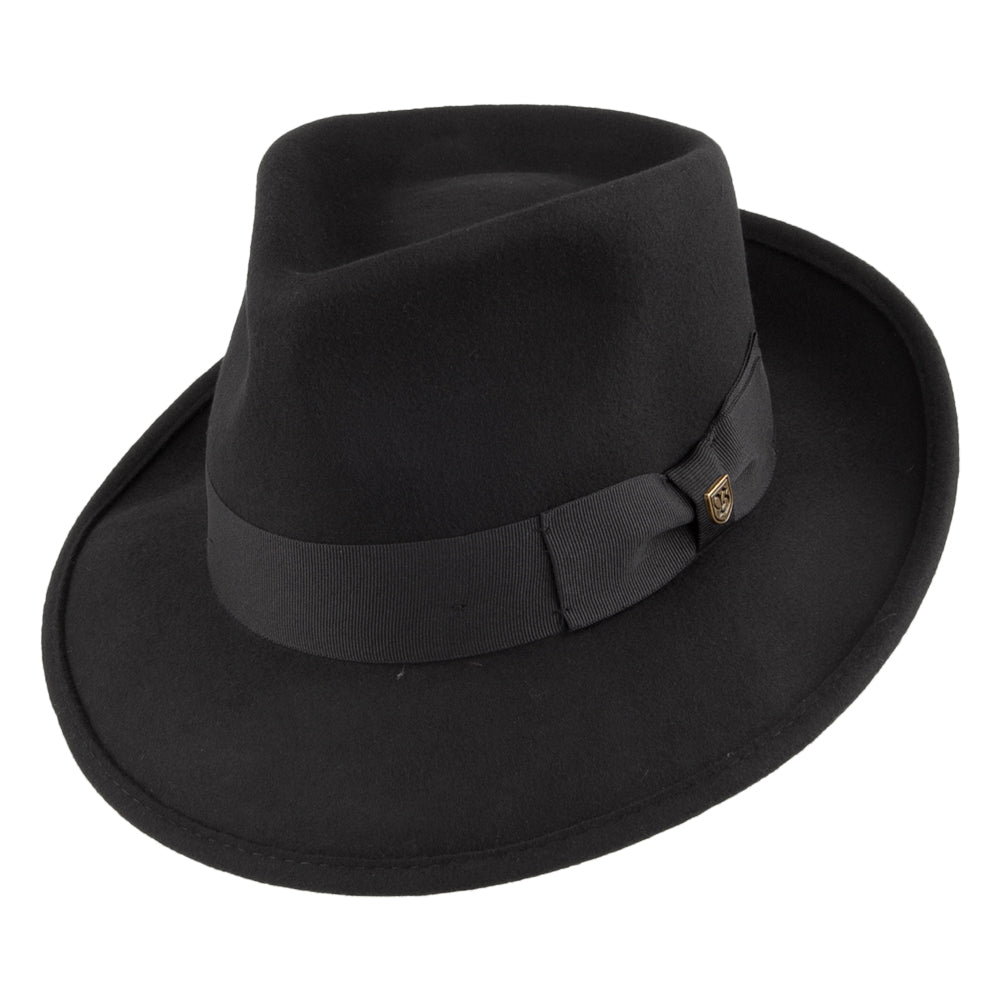 Chapeau Fedora Swindle noir BRIXTON