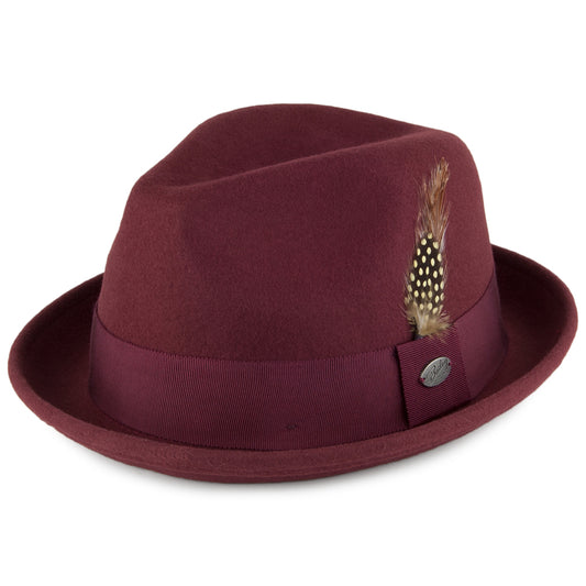 Chapeau Trilby Cloyd bordeaux BAILEY