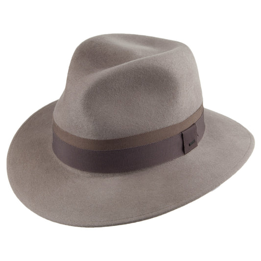 Chapeau Fedora en LiteFelt Barkley taupe BAILEY