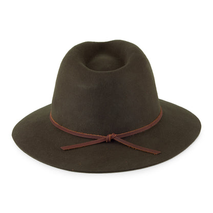 Chapeau Fedora Wesley mousse-marron BRIXTON
